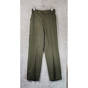USMC Dress‎ Pants Mens 29x32.5 Green Shade 2212 Polyester Wool Uniform Trousers